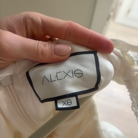 ALEXIS Ivory Off-the-shoulder Ruffled Romper - Picture 5 of 5